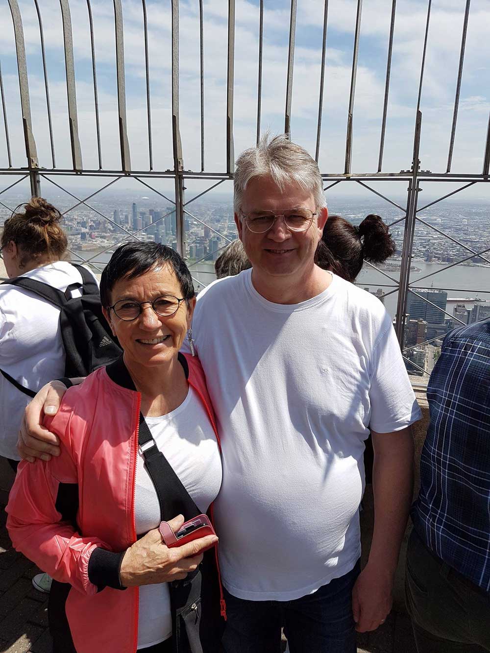Uppe i Empire State Building