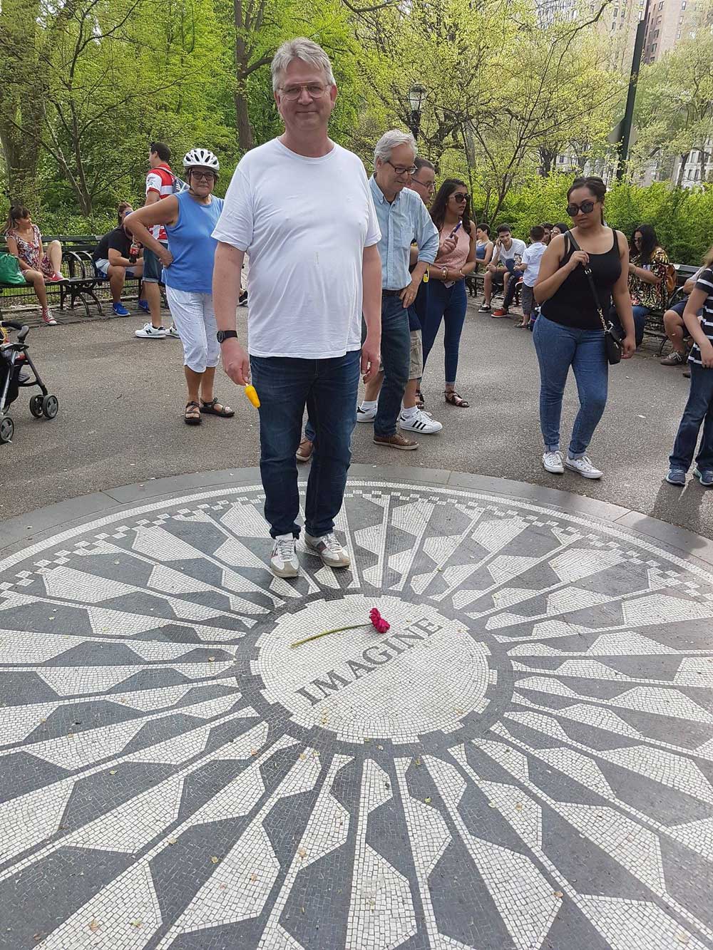 John Lennon memorial - Imagine